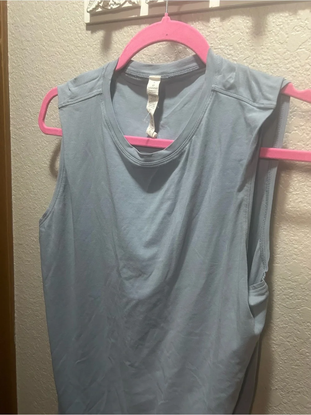lululemon athletica Light Blue Sleeveless Tank Top